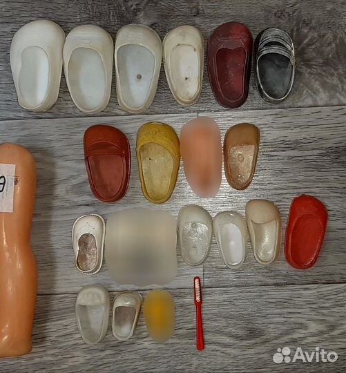 Туфельки от кукол СССР,Глаза от кукол