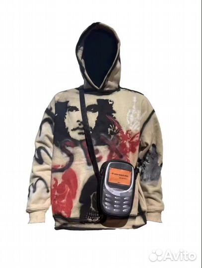 Сумка через плечо raf simons на руках