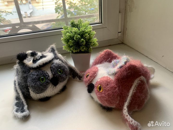 Вязаная сова Игрушка ручной работы