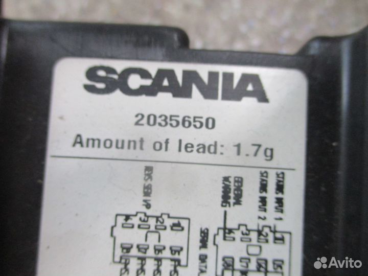 Тахограф под карту Scania 2035650