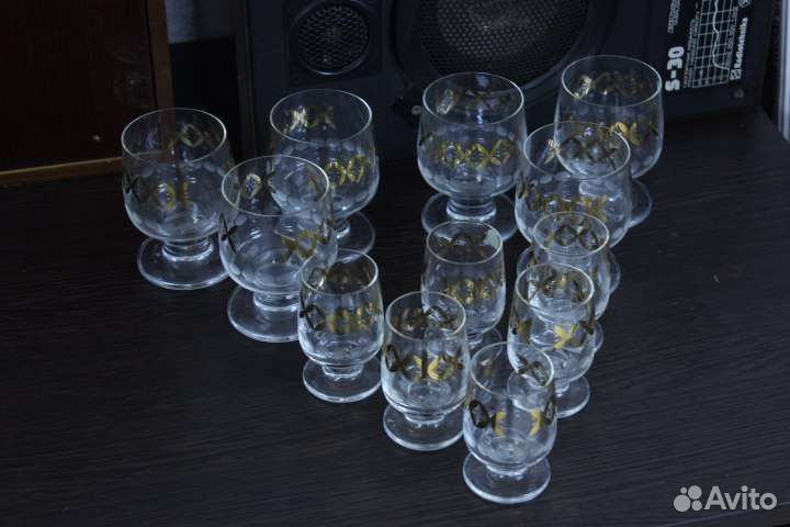 Бокалы и рюмки хрусталь