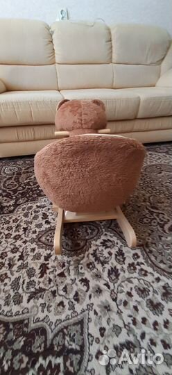 Детские игрушки, качалка Мишка