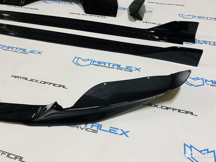 Обвес BMW X6 F16, M Performance, черный глянец