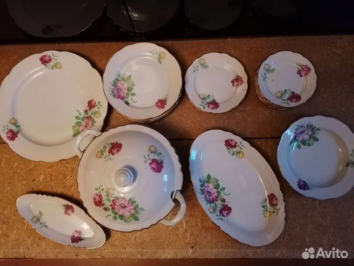 Столовый сервиз Дулево СССР