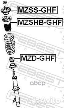 Mzss-GHF опора переднего амортизатора Mazda 6