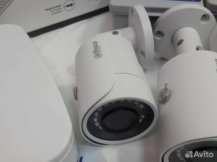 Камеры видеонаблюдения 8 шт 4Мп Dahua