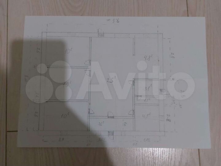 Дом 72 м² на участке 6 сот.