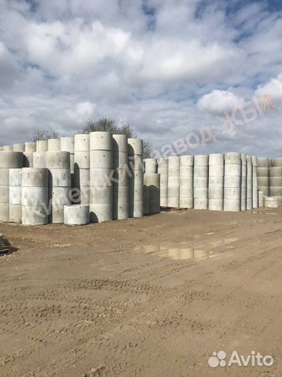 Кольца жби с дном паз-гребень