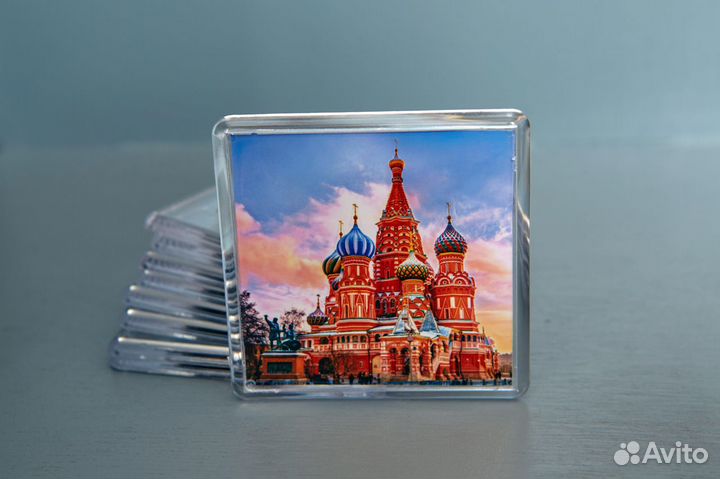 Акриловый магнит 78*52 «марка»