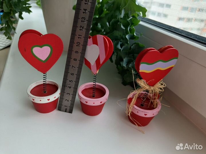 Держатель для фото/визиток, сердечки