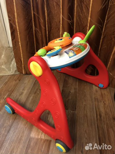 Развивающий центр chicco каталка/ходунки
