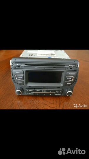 Магнитола на киа сид (Kia ceed) с рамкой