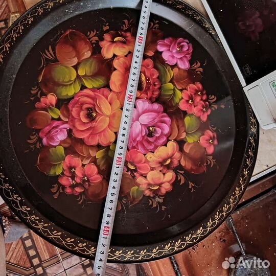 Поднос железный. Жостово