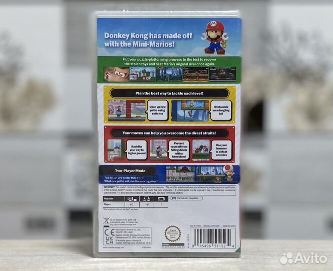 Mario Vs Donkey Kong (Новый Картридж) Switch