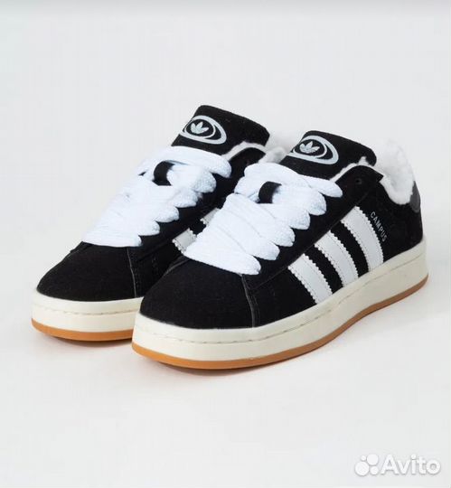 Кроссовки adidas campus с мехом