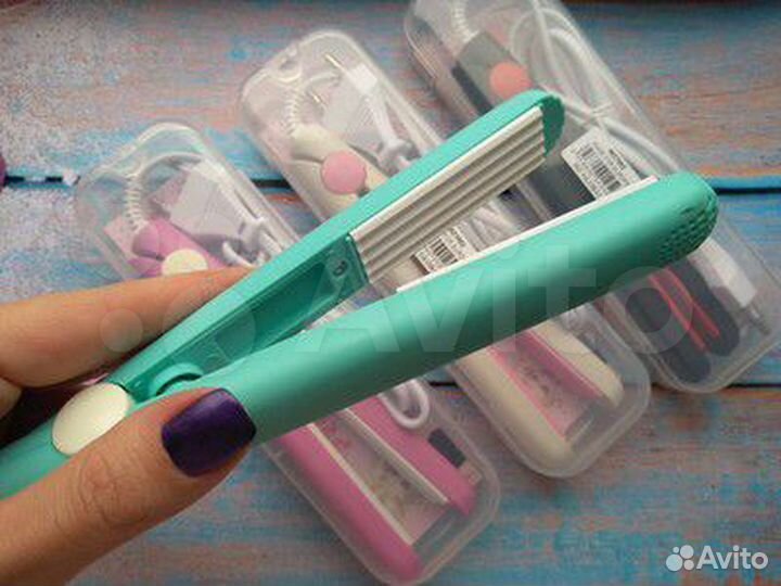 Мини-утюжок для волос гофре