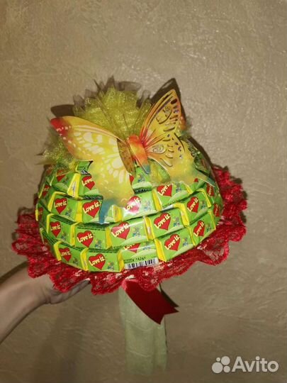 Букет из жвачек