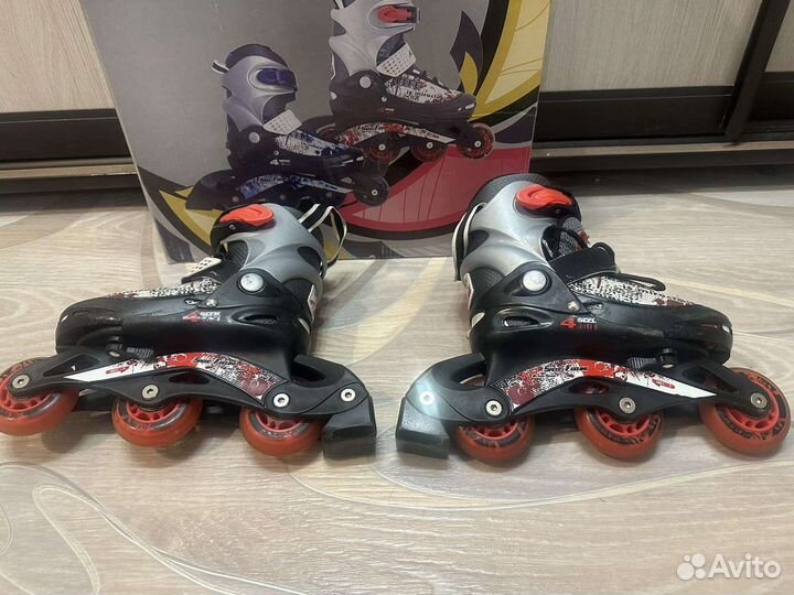 Роликовые коньки детские раздвижные