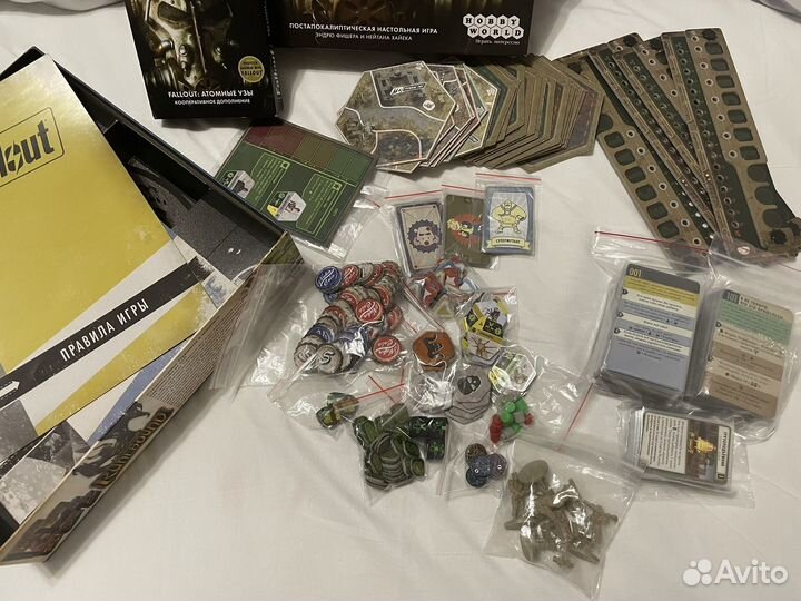 Fallout настольная игра + доп. Атомные узы