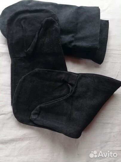 Рукавицы спилковые