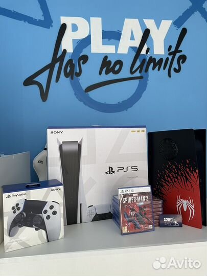 Sony PlayStation 5 + Spider Man 2(Гарантия)