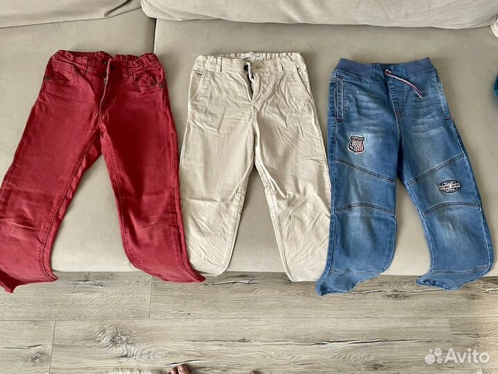 Вещи пакетом на мальчика 122 128