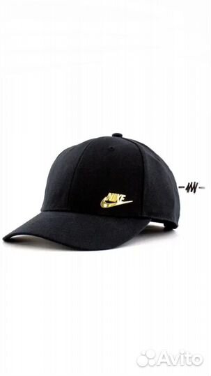 Кепка Nike Metal Logo Gold Cap Legacy 91 Black