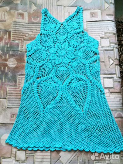 Пляжные сарафаны. Вязание крючком