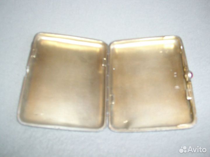 Портсигар серебряный ''Московский Кремль'' - СССР