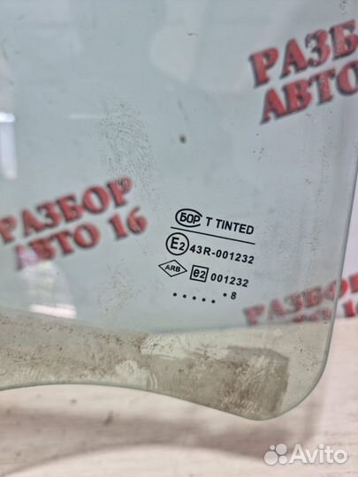Заднее правое стекло Renault Logan 1