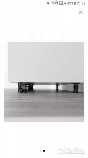 Ножка икеа метод, 4 шт., черный