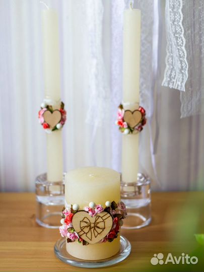 Свечи для семейного очага. Свадебный decor