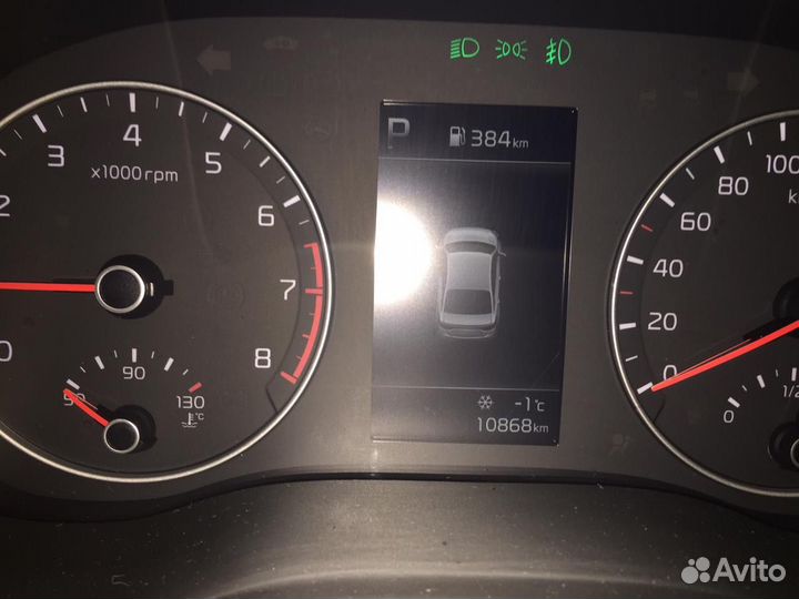 Kia Rio 1.6 AT, 2021, 10 800 км