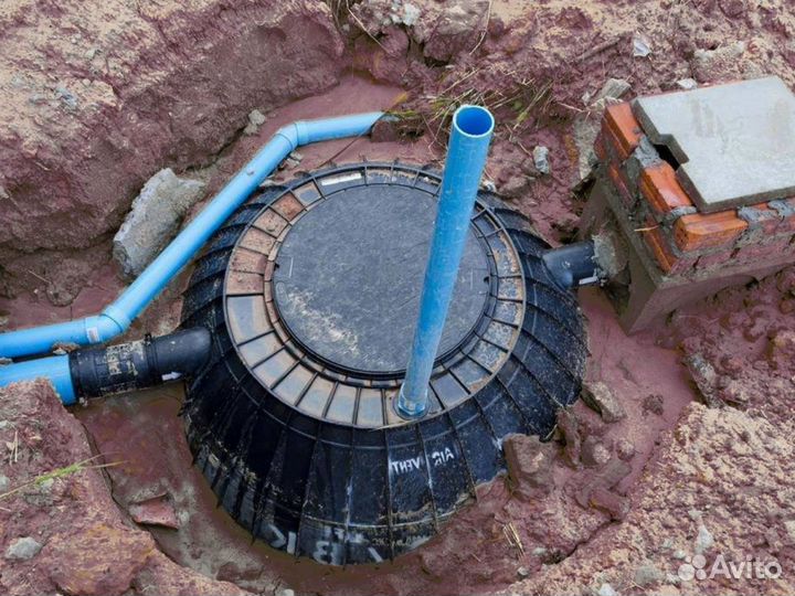 Септик эко Кристалл Даолос 8 переливной