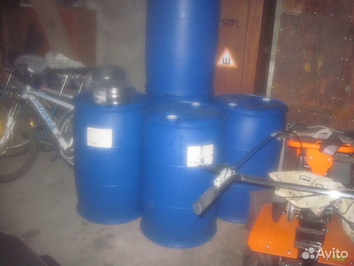 Бочка пластиковая, пищевая на 227 л