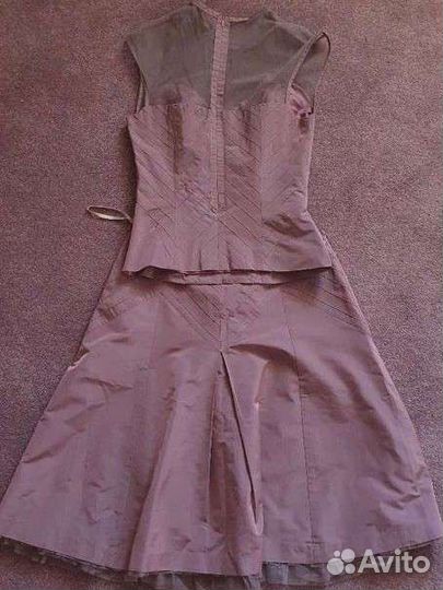 Karen millen платье костюм (юбка р.44, корсет р42)