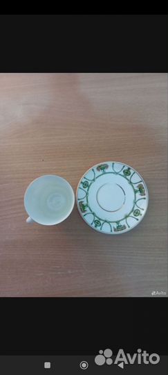 Чайная пара, костяной фарфор, лфз
