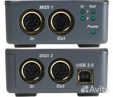 Midi интерфейс E-MU xmidi 2X2 USB компактный