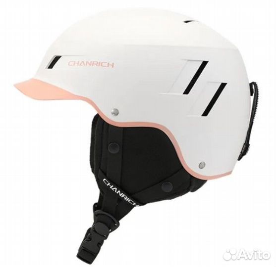 Шлем Chanrich C2D2B0132 white/coral p-p M, L