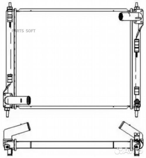 Радиатор охлаждения Ниссан Джук 2010
