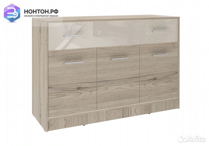 Комод Лациа дуб санремо / крем бежевый