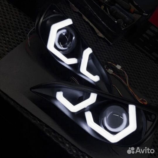 Ангельские глазки на фары Ford focus 3