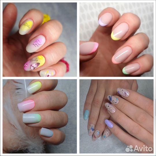 Маникюр гель лак / Наращивание