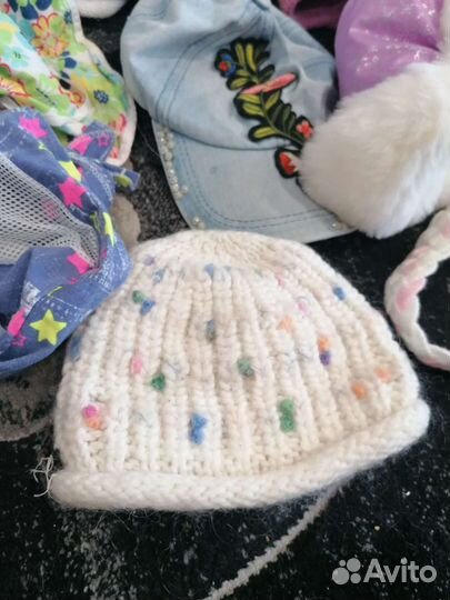 Продажа шапок на девочку 7 лет