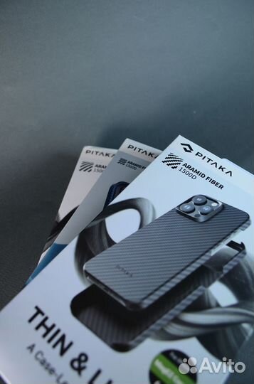 Карбоновый чехол Pitaka AramidFiber iP 15 Pro Max