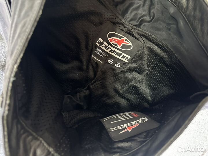 Мото штаны Alpinestars кожа