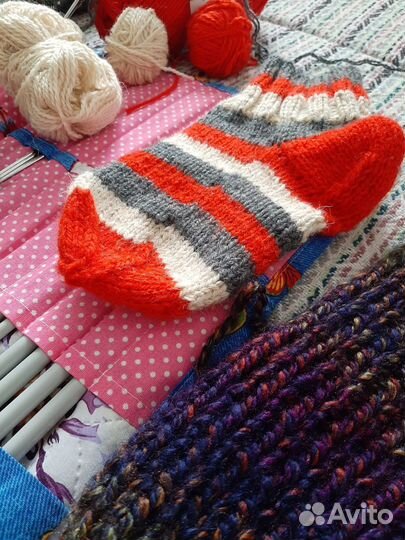 Носки вязаные ручной работы