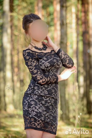 Гипюровое платье 44