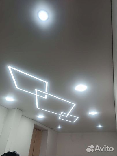 Натяжные потолки. Бесплатный замер. Установка