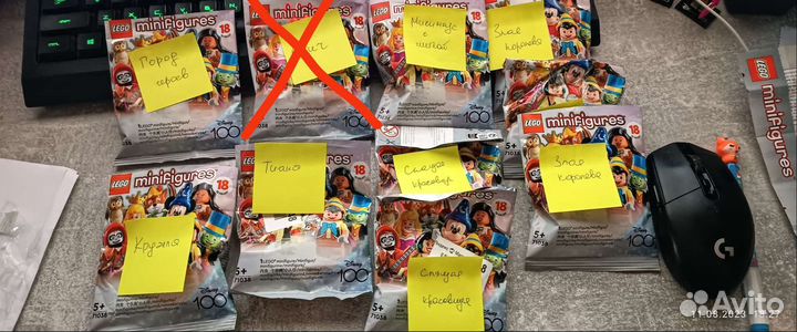 Lego minifigures disney 100 вскрытые
